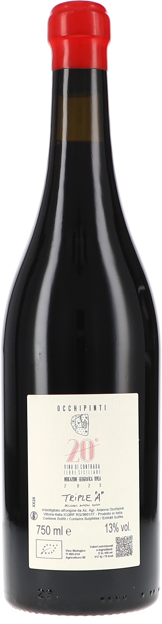 Rotwein, Flasche, 750 ml, Trocken, Etikett