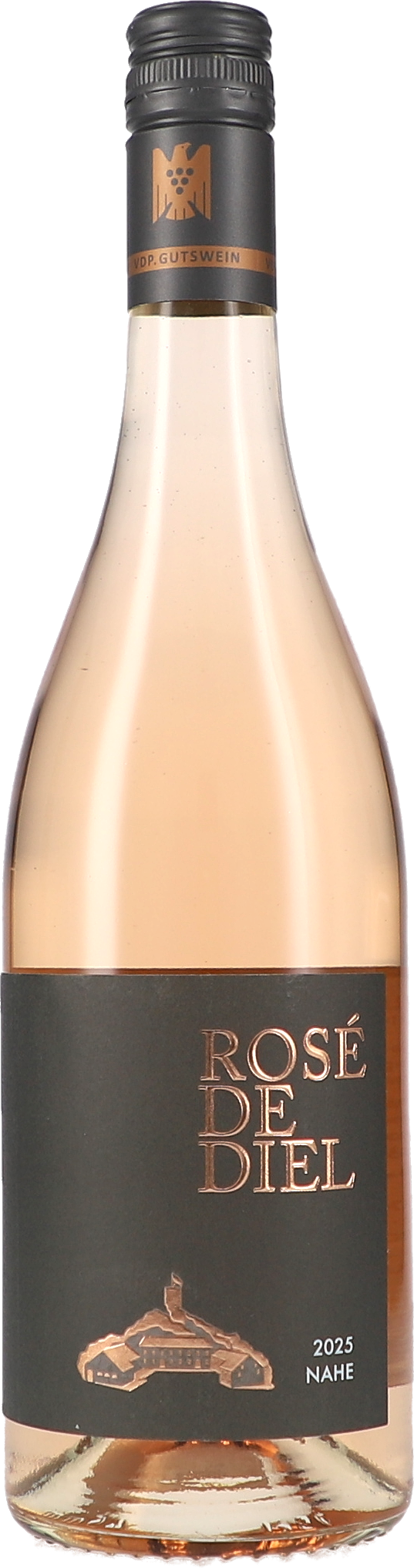 Rosé, Weißwein, Roséwein, Glasflasche, Etikett Rosé
