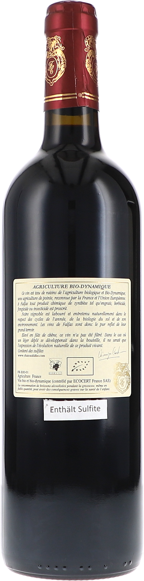 Wein, Rotwein, Flasche, Bio, Etikett
