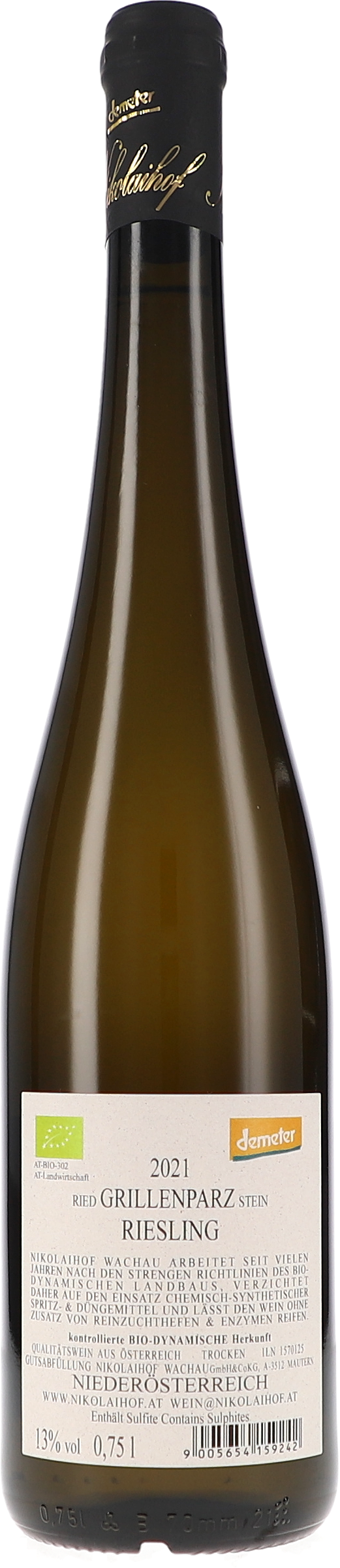 weinflasche, riesling, grillenzparz?, 20121?, niederoesterreich