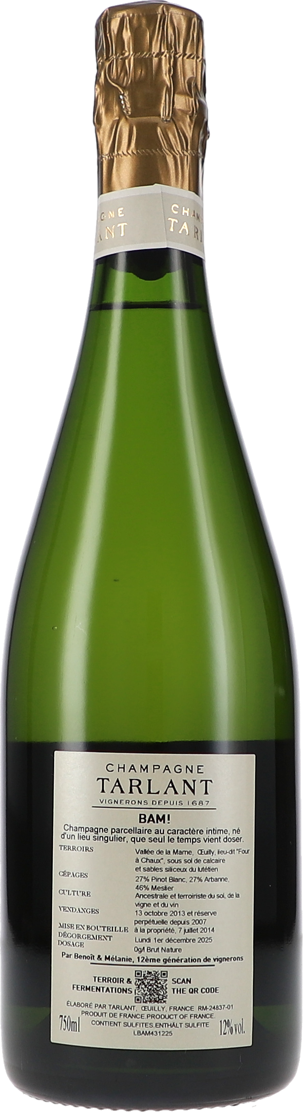 Champagner, Schaumwein, Grüne Glasflasche, Goldene Folie, 750 ml