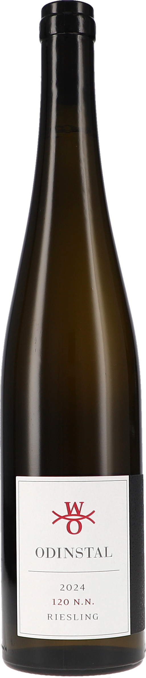 Weinflasche, Riesling, Weißwein, Braunglas, Jahrgang 2024