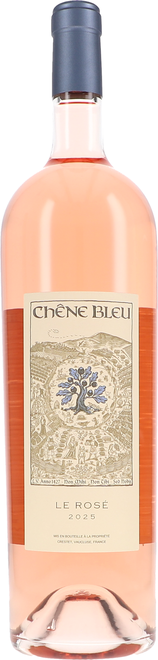 rosé wijn, roze wijn, fles, glazen fles, etiket ontwerp