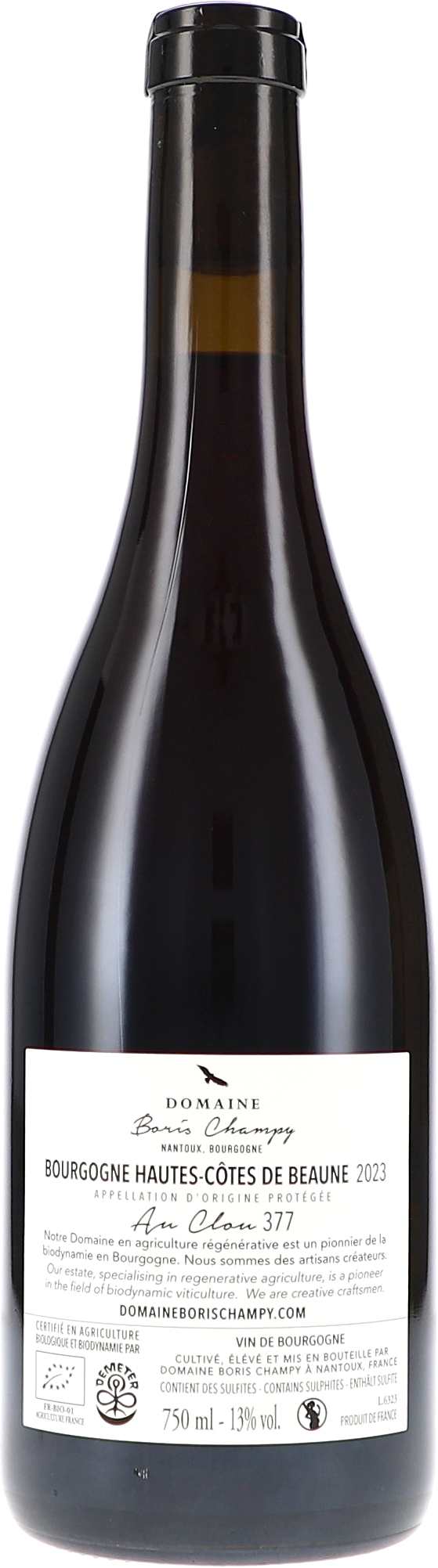 Bourgogne Hautes-Côtes de Beaune Rouge, Clou 377 AOP