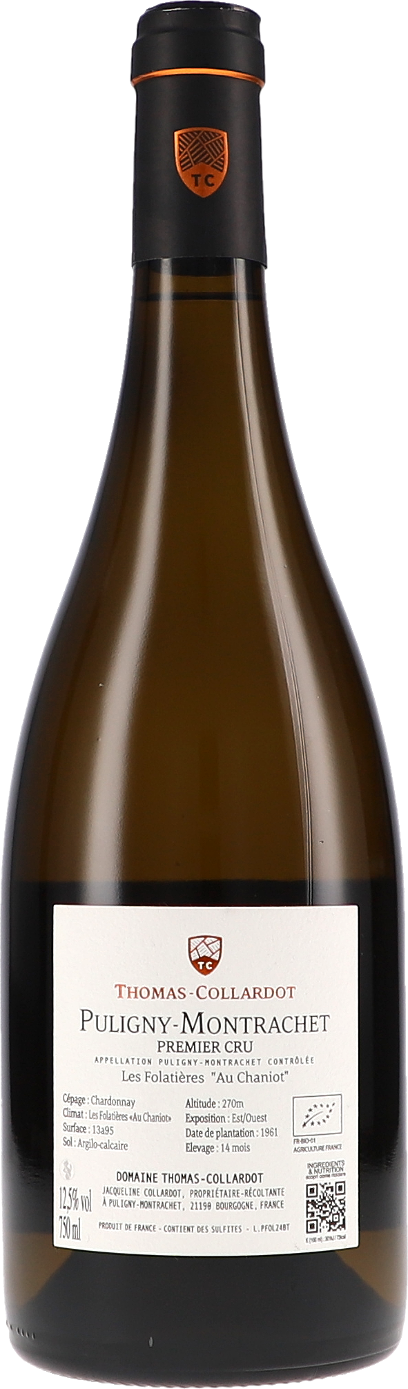 Puligny-Montrachet 1er Cru Les Folatières "Au Chaniot" AOC