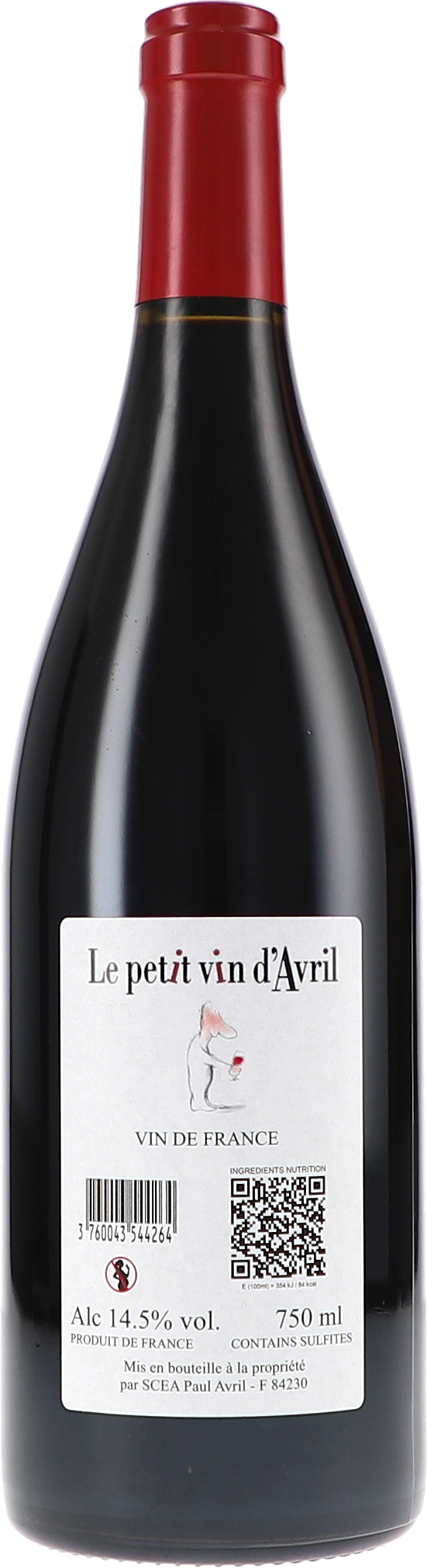 Le Petit Vin d'Avril rouge VdF