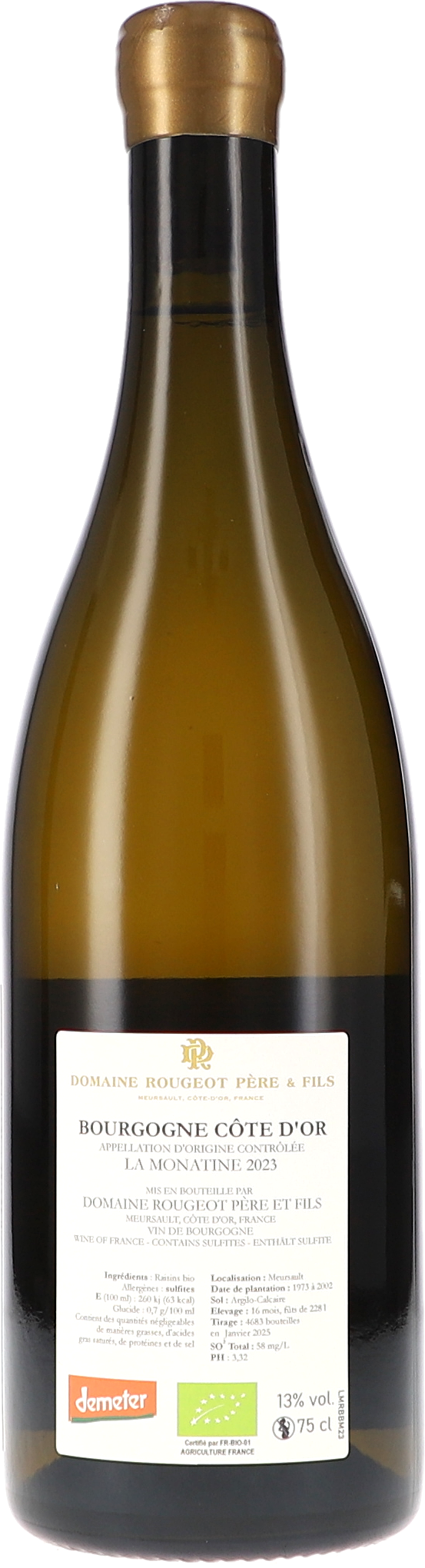 Bourgogne Côte d'Or "La Monatine" AOC