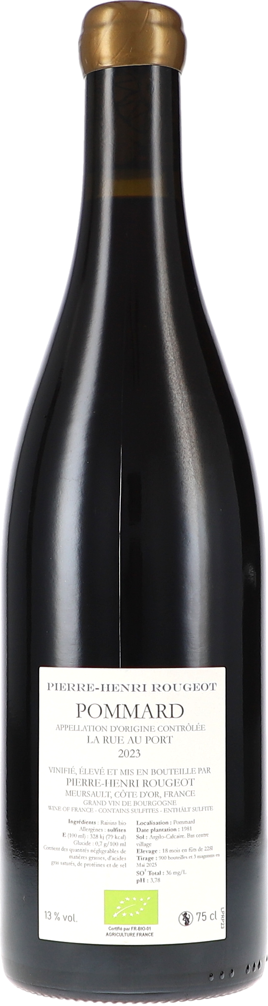 Pommard "La Rue au Port" AOC