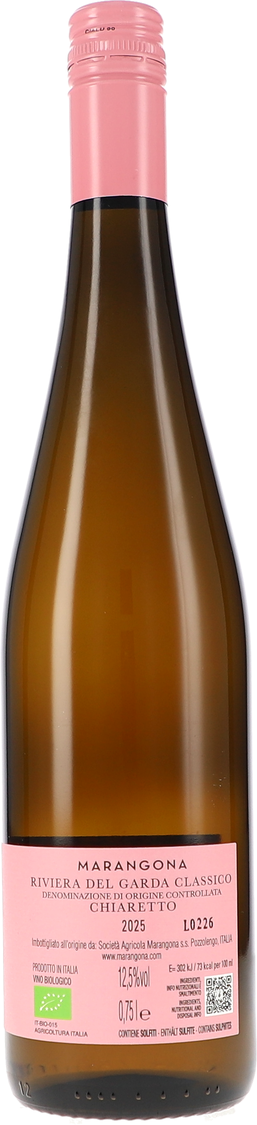 Chiaretto Riviera del Garda Classico DOC