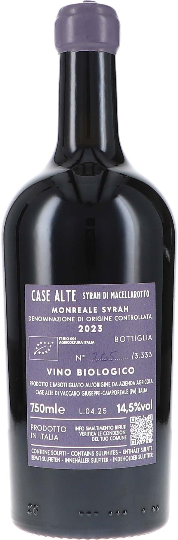 Syrah di Macellarotto DOC Monreale