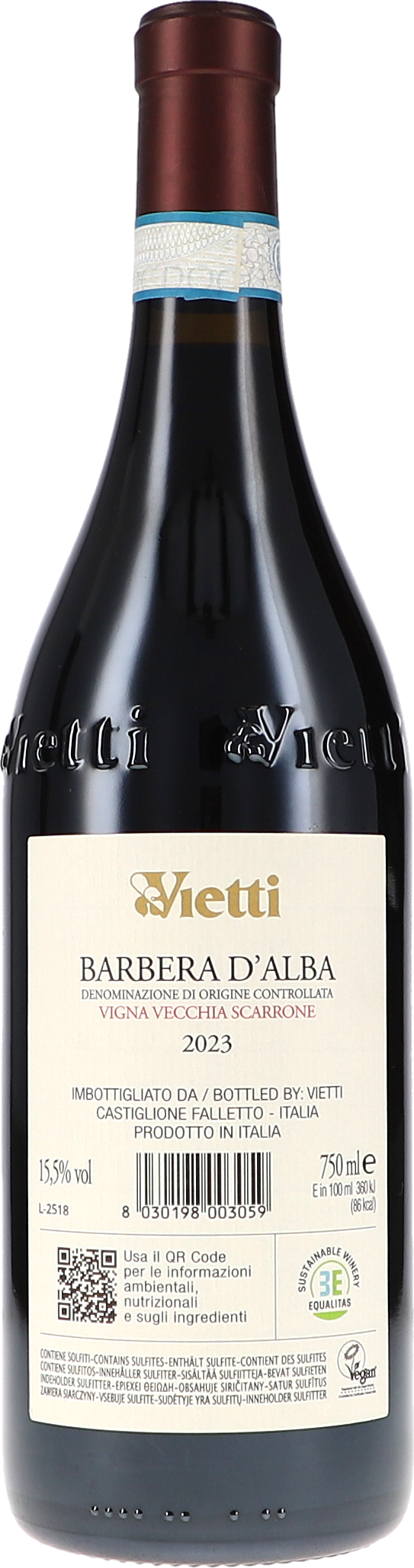Barbera d'Alba DOC Scarrone Vigna Vecchia