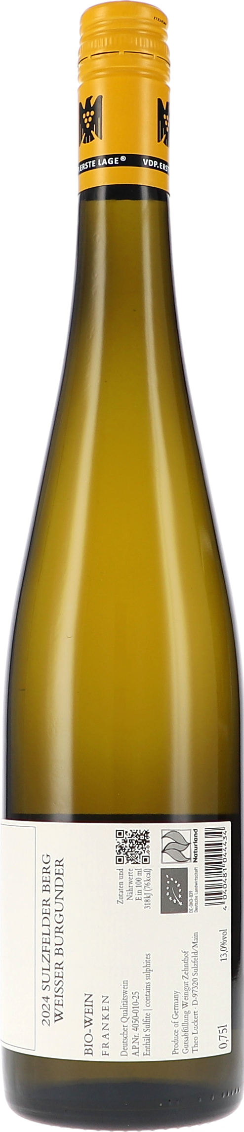 Sulzfelder Berg, Weisser Burgunder Terrassen VDP Erste Lage