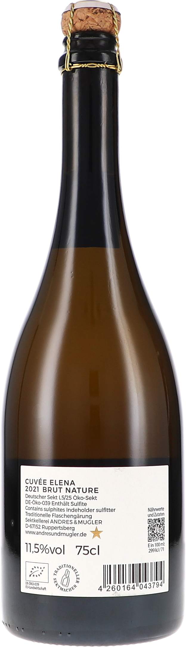 Cuvée Elena Sekt Brut Nature