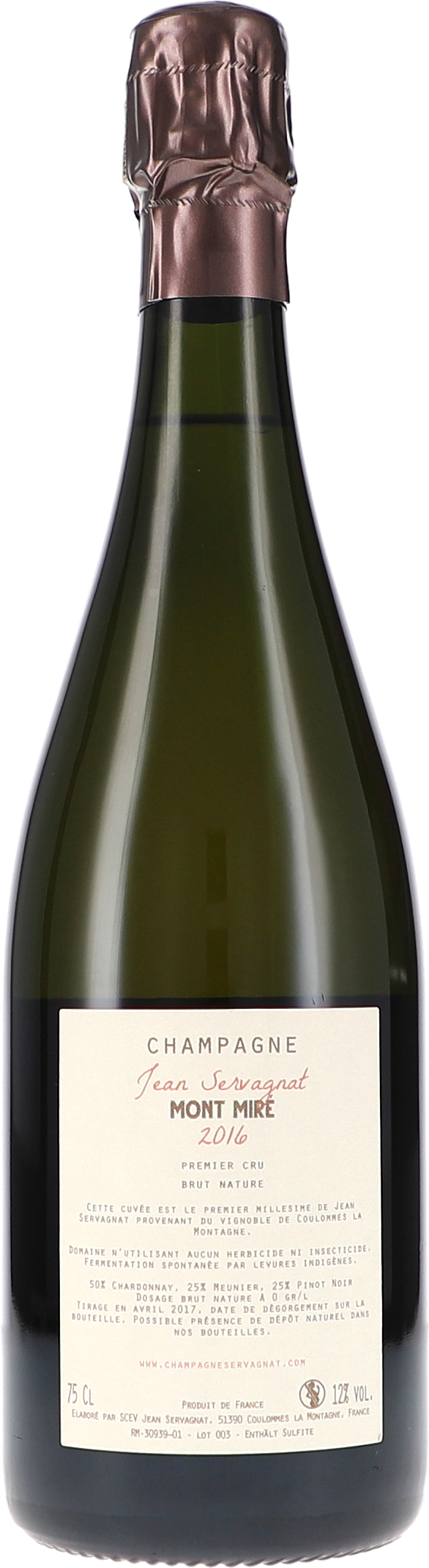 Mont Miré, Premier Cru Brut Nature