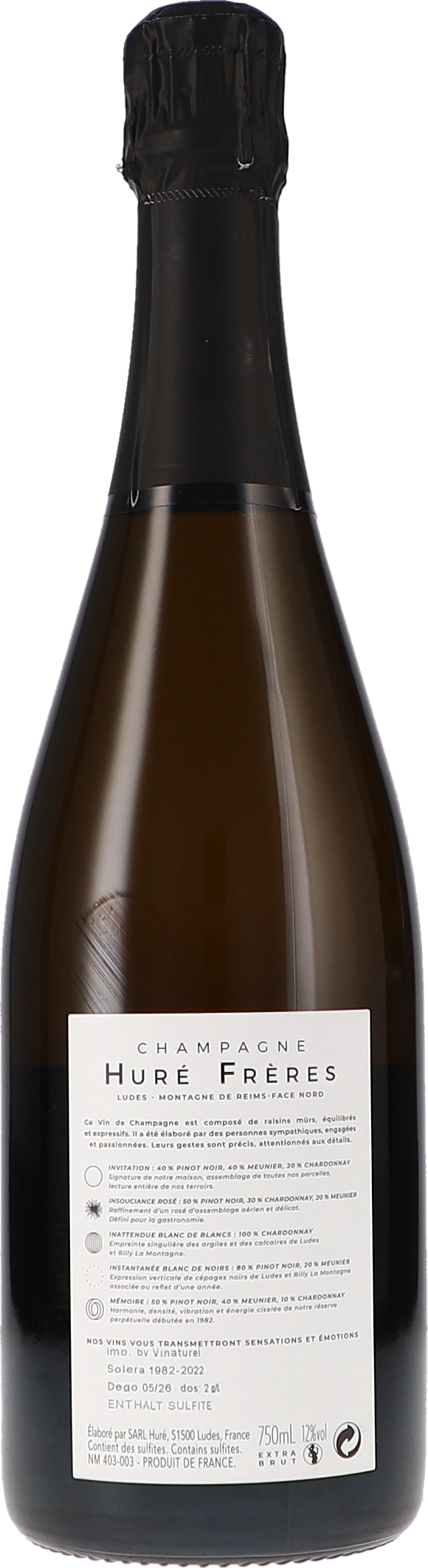 Mémoire, Solera 1982/2022, Extra Brut