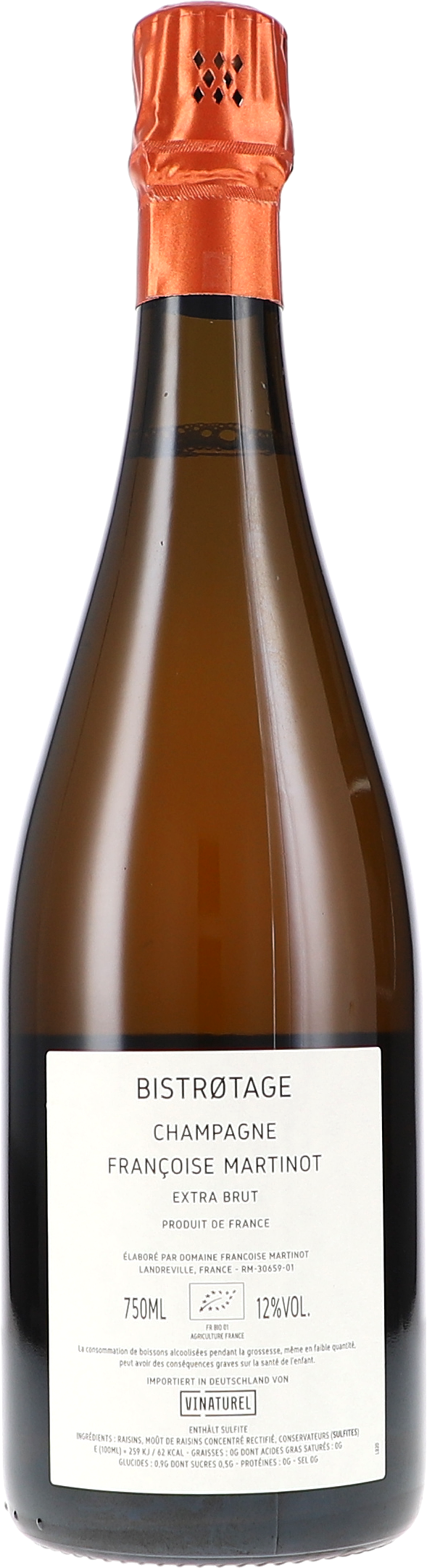 Bistrøtage B.20, Extra Brut, Blanc de Noirs
