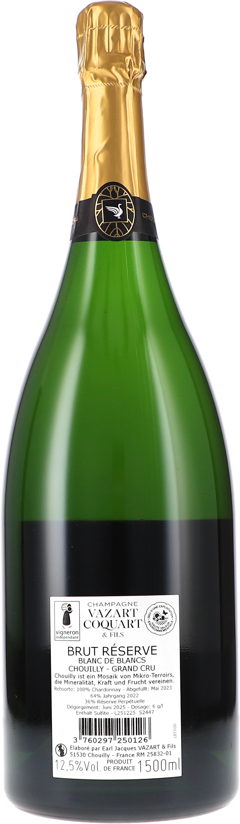 Brut Réserve, 2022+Res. Blanc de Blancs Chouilly Grand Cru