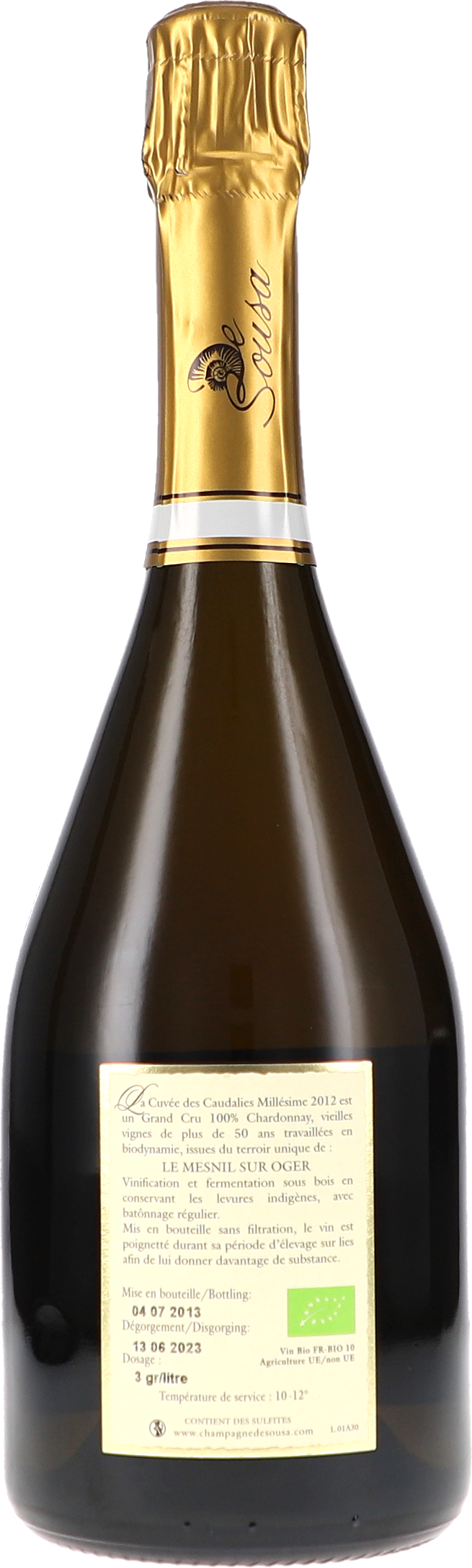 Cuvée des Caudalies "Le Mesnil" Grand Cru Extra Brut