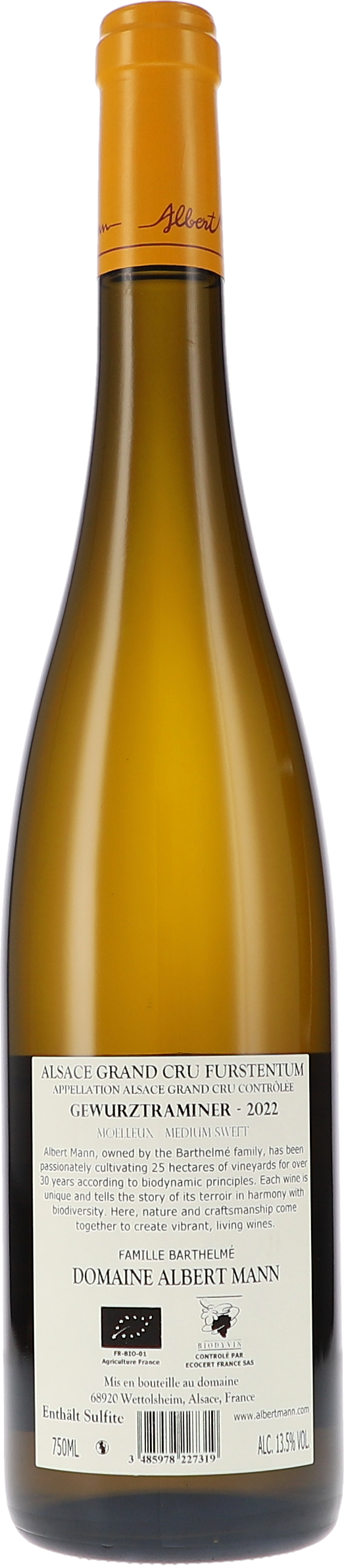 Gewürztraminer Furstentum Grand Cru