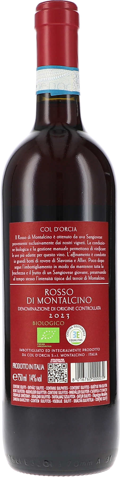 Rosso di Montalcino DOC
