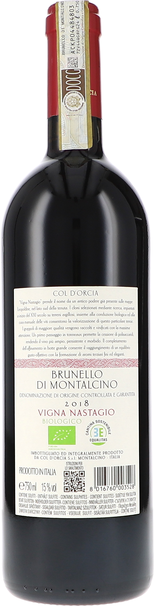 Brunello di Montalcino DOCG Vigna Nastagio