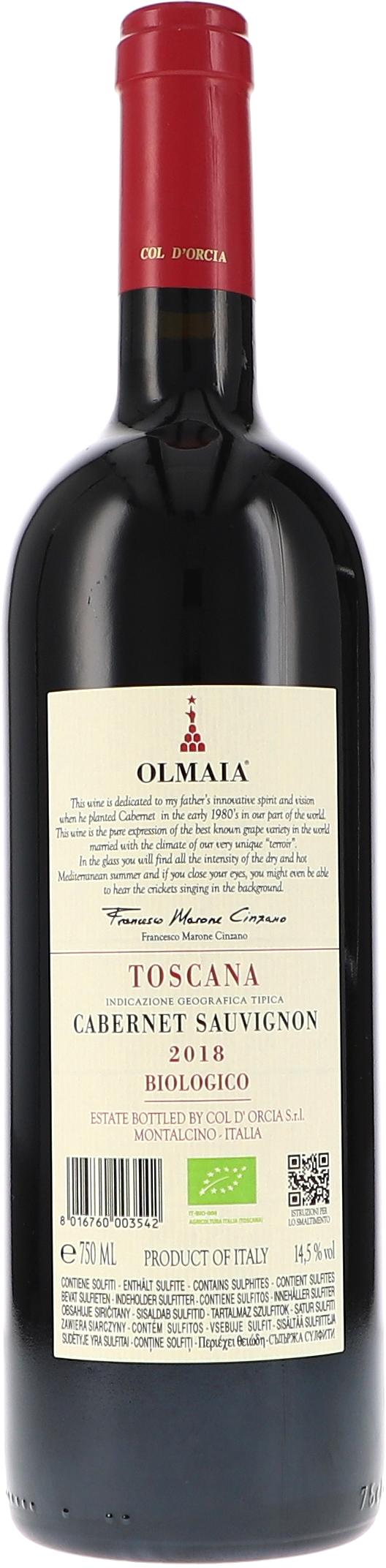 Olmaia Toscana Rosso IGT