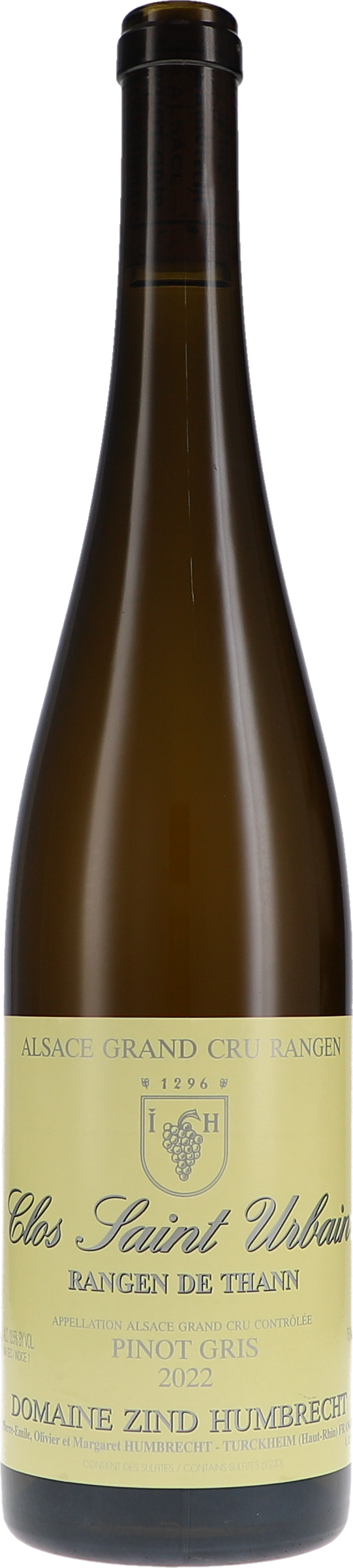 Pinot Gris Rangen de Thann Clos-Saint-Urbain Grand Cru