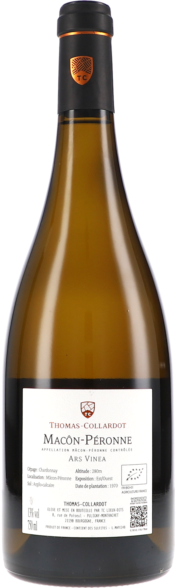 Weißwein, Macón-Péronne, Chardonnay, Ars Vinea, Flasche 750ml