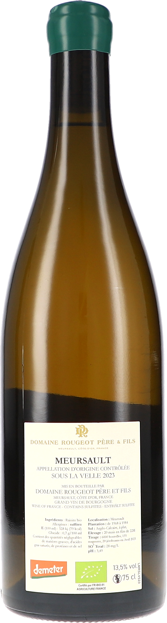 Weißwein, Meursault, Burgundy, Flasche, Etikett
