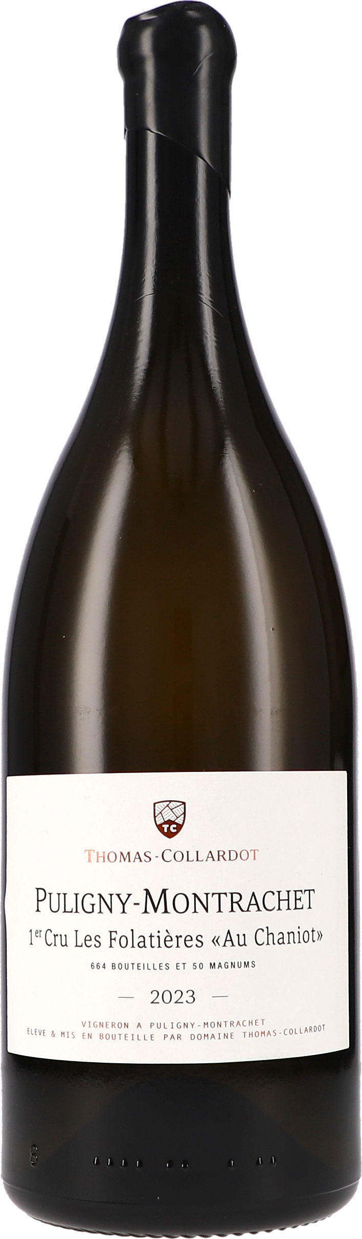 Puligny-Montrachet 1er Cru Les Folatières "Au Chaniot" AOC Wein, Champagne, Flasche, Rebsorte, Jahrgang