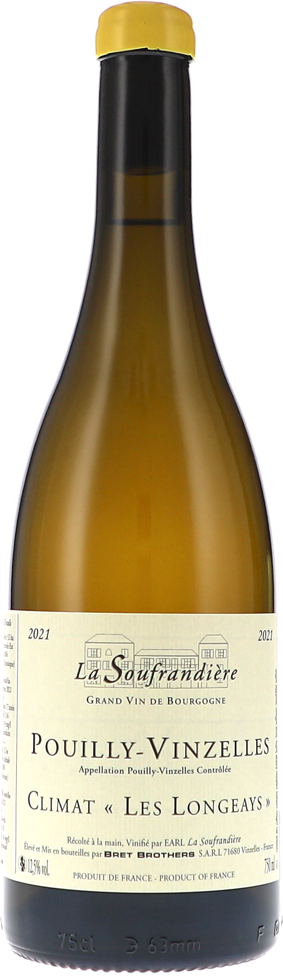 Pouilly-Vinzelles Climat "Les Longeays" AOC Flasche, Alkohol, Schnaps, Weinflasche, Bier