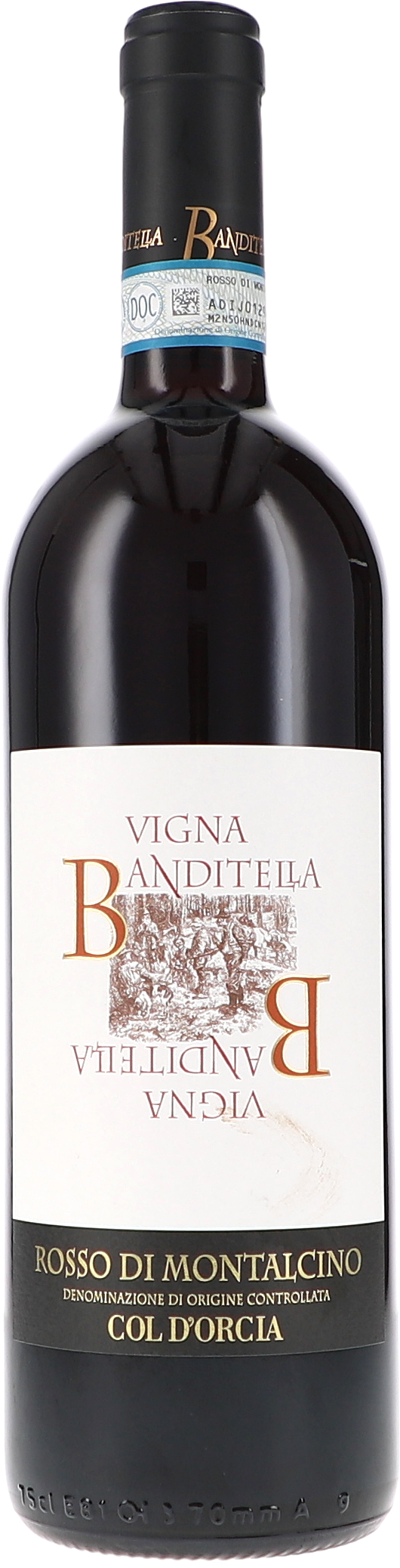 Vigna Banditella, Rosso di Montalcino DOC Flasche, Alkohol, Schnaps, Roter Wein, Weinflasche