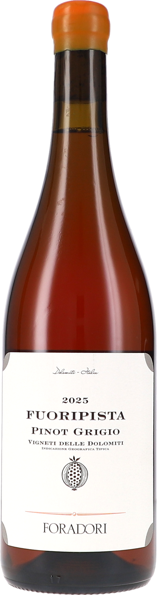 Fuoripista Pinot Grigio Vigneti delle Dolomiti IGT Pinot Grigio, Weißwein, Glasflasche, braunes Glas, Jahrgang 2025