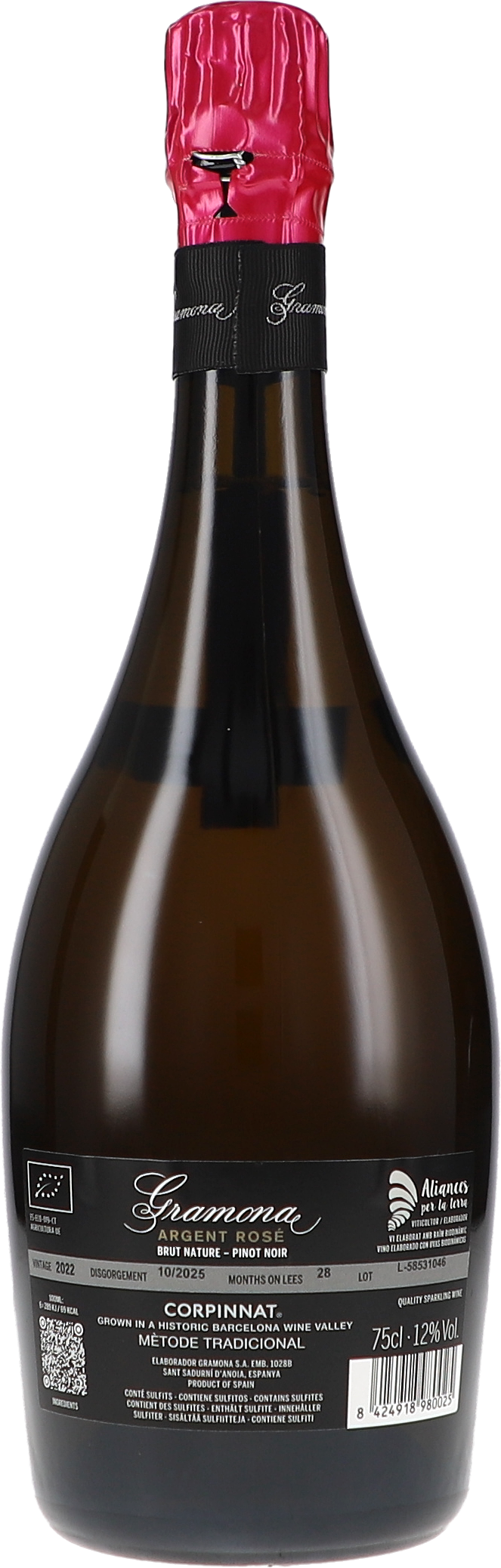 Sektflasche, Champagnerflasche, Schaumwein, Rosé, 75 ml?