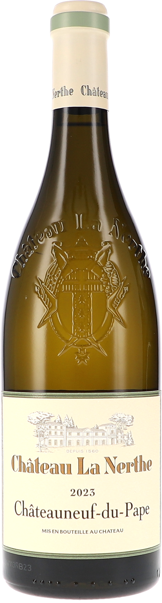 Châteauneuf-du-Pape Blanc AOC Flasche, Alkohol, Bier, Schnaps, Weinflasche