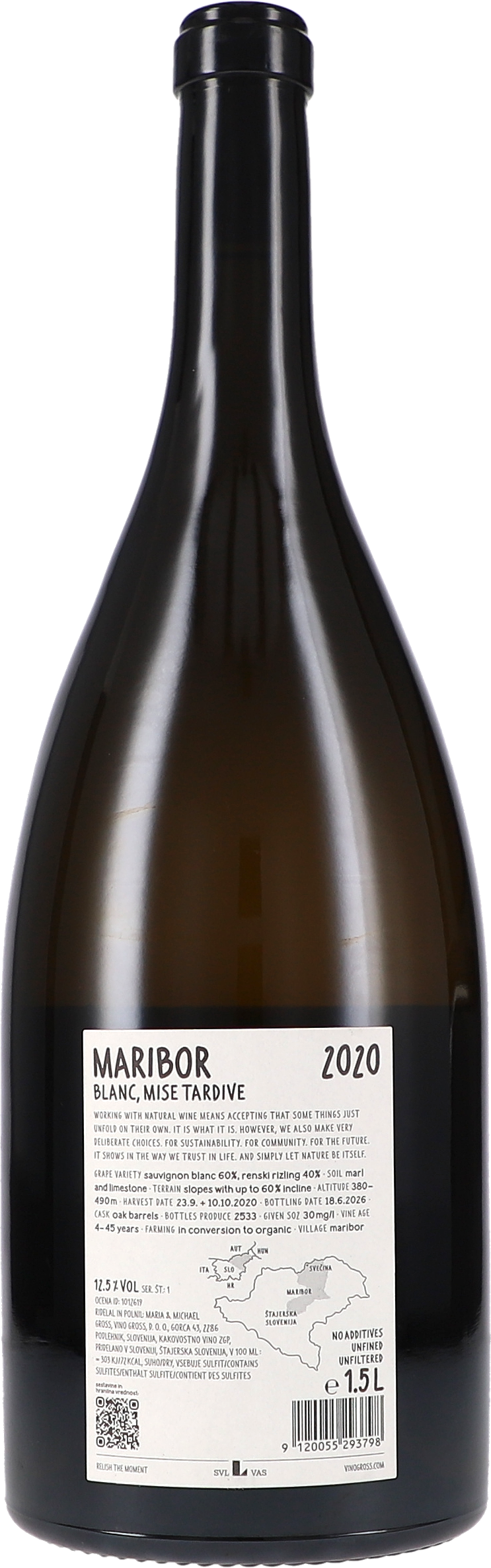 Weißwein, Weinflasche, 1,5l, Etikett, Sauvignon?