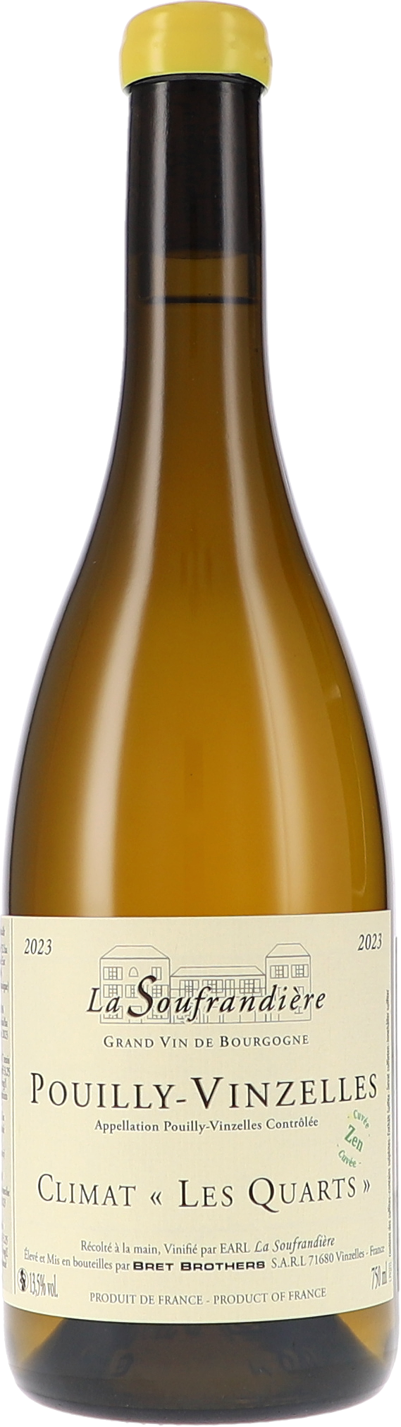 Pouilly-Vinzelles Climat "Les Quarts" Zen AOC Flasche, Alkohol, Schnaps, Weinflasche, Bier