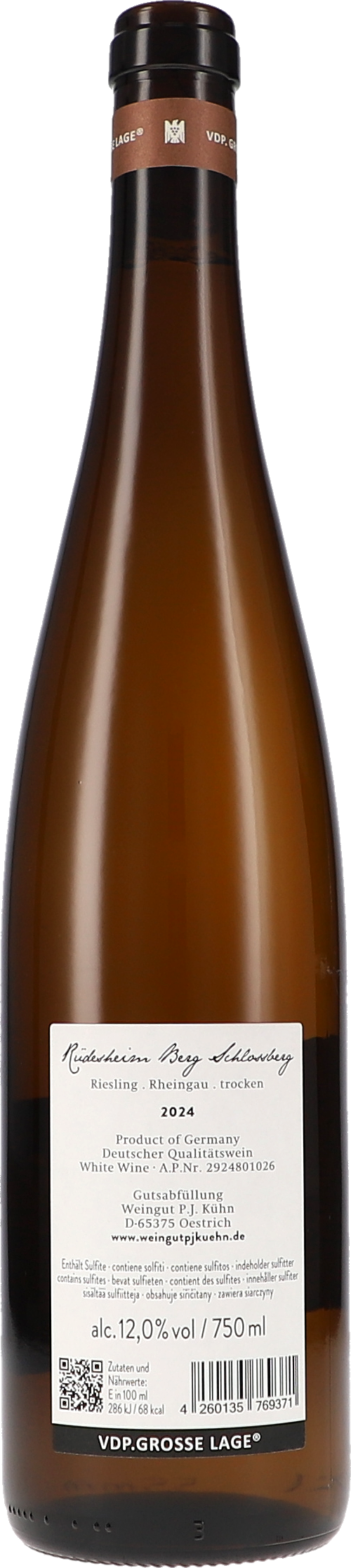 Riesling, Weißwein, trocken, Glasflasche, 750 ml