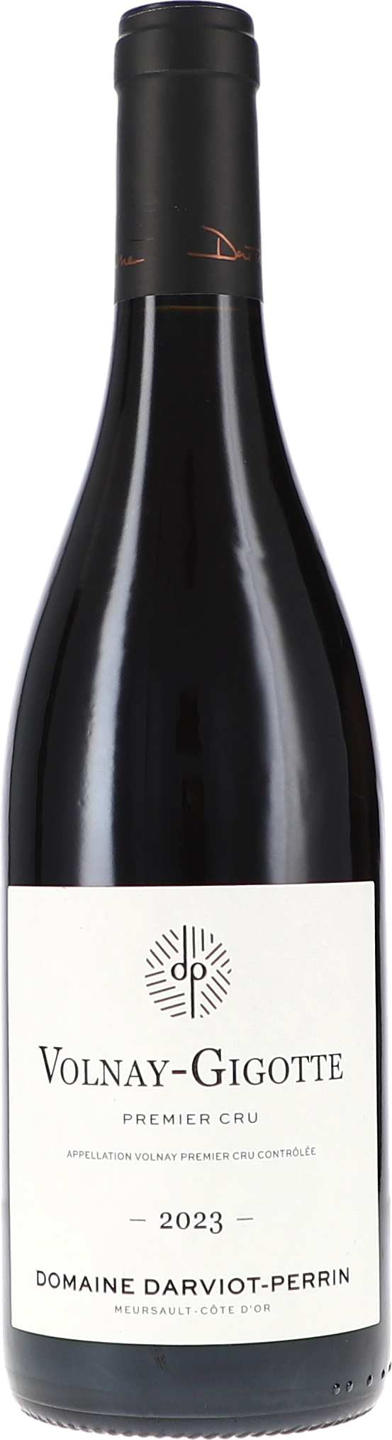 Volnay-Gigotte 1er Cru AOC Wein, Rotwein, Flasche, Label, Cuvée