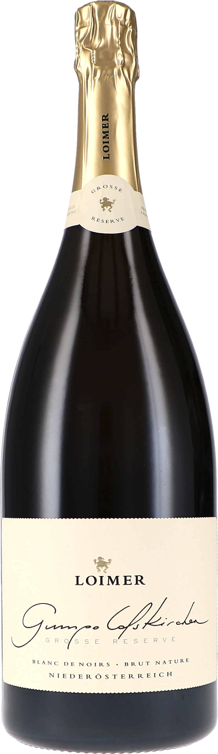 Gumpoldskirchen Grosse Reserve Blanc de Noirs Brut Nature Alkohol, Getränk, Flasche, Schnaps, Weinflasche