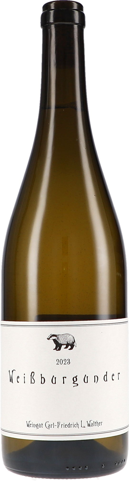 Weißburgunder Weißburgunder, Weinflasche, Weißwein, Flasche, Etikett