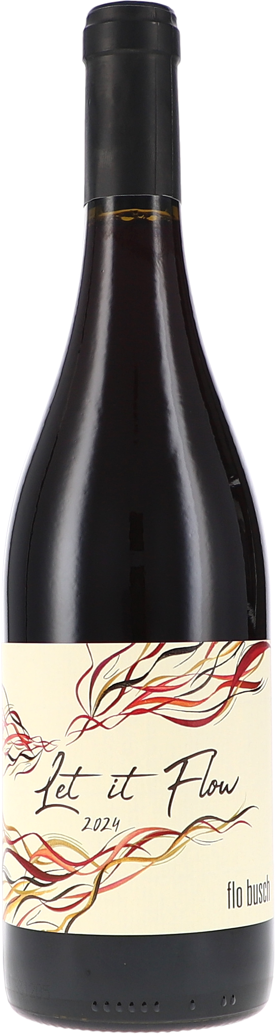 Let it Flow VdF Flasche, Alkohol, Getränk, Schnaps, Weinflasche