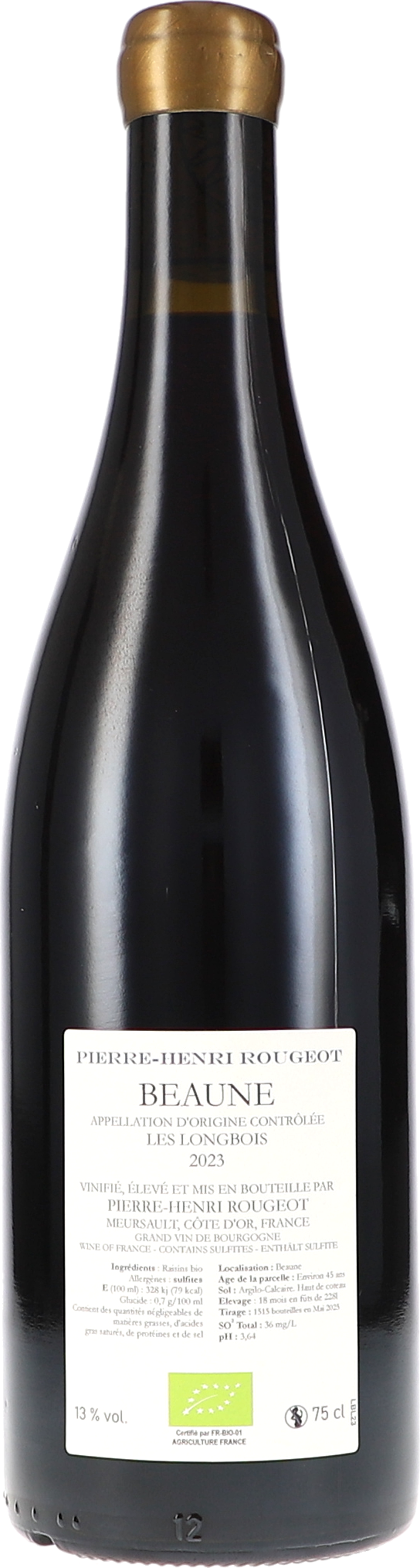Wein, Rotwein, Flasche, Etikett, 75cl