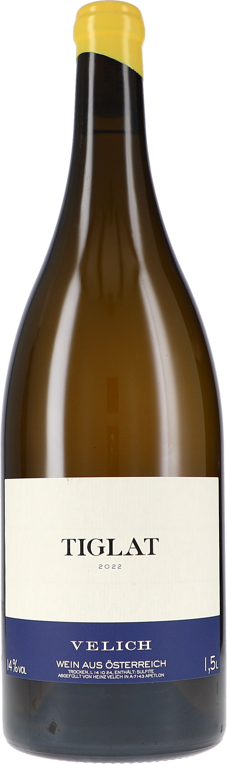 Tiglat Weißwein, Flasche, Etikett, 1,5 l, Weinspezialität