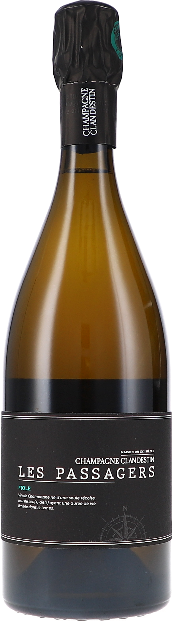 Les Passagers "Fiole" Brut Nature Alkohol, Bier, Getränk, Flasche, Weinflasche