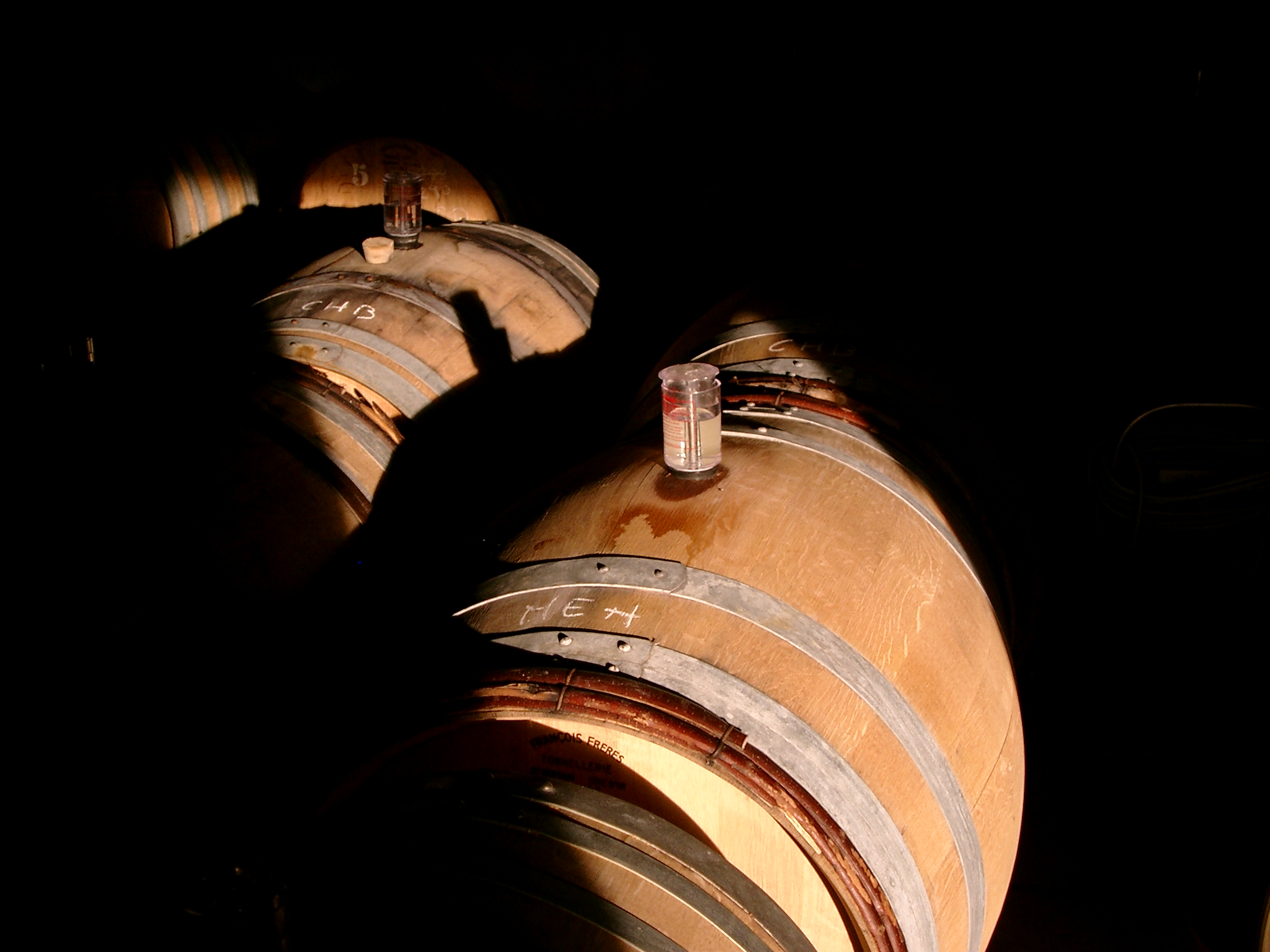 Weinlager-Barrel, Holzfass, Weinfass, Barrel, Stavholz