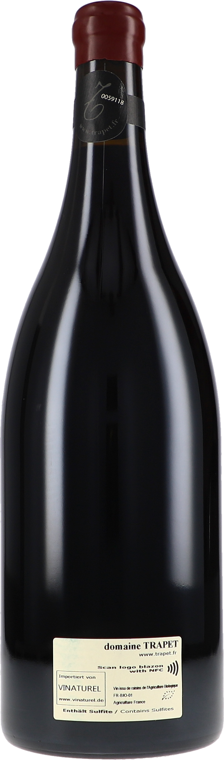 Wein, Rotwein, Domaine Trapet, Vin Natur, Sulfite enthalten