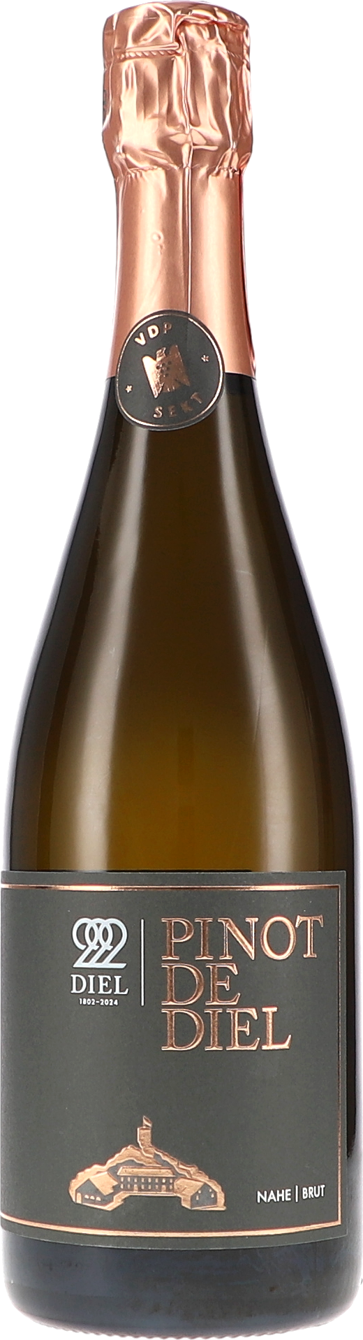 Pinot de Diel Sekt Brut, N°004 Tirage 2023 Alkohol, Getränk, Flasche, Weinflasche, Bier