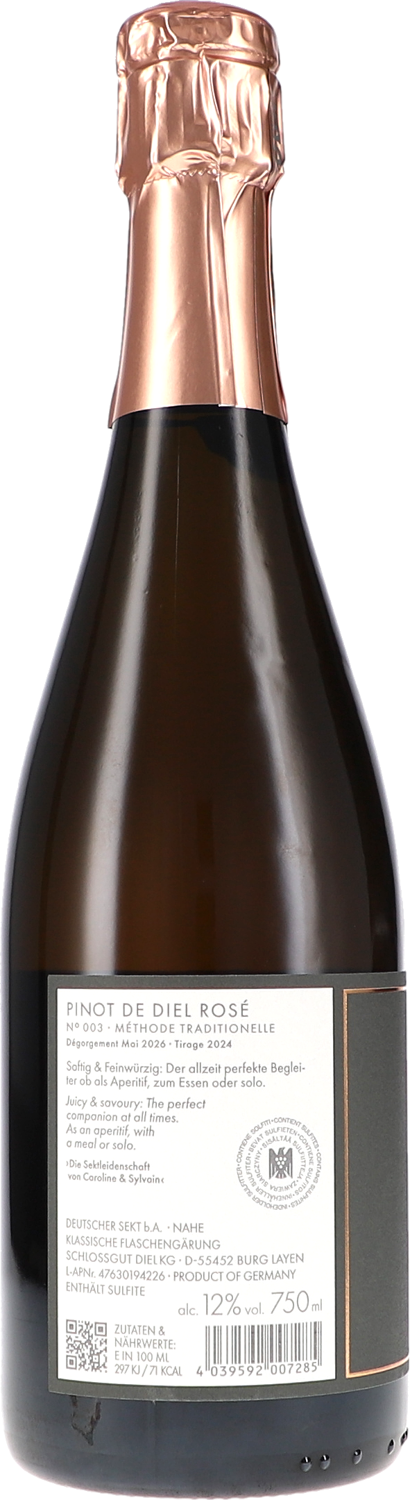Champagne, Flasche, Rosé, Sekt, Präsentation