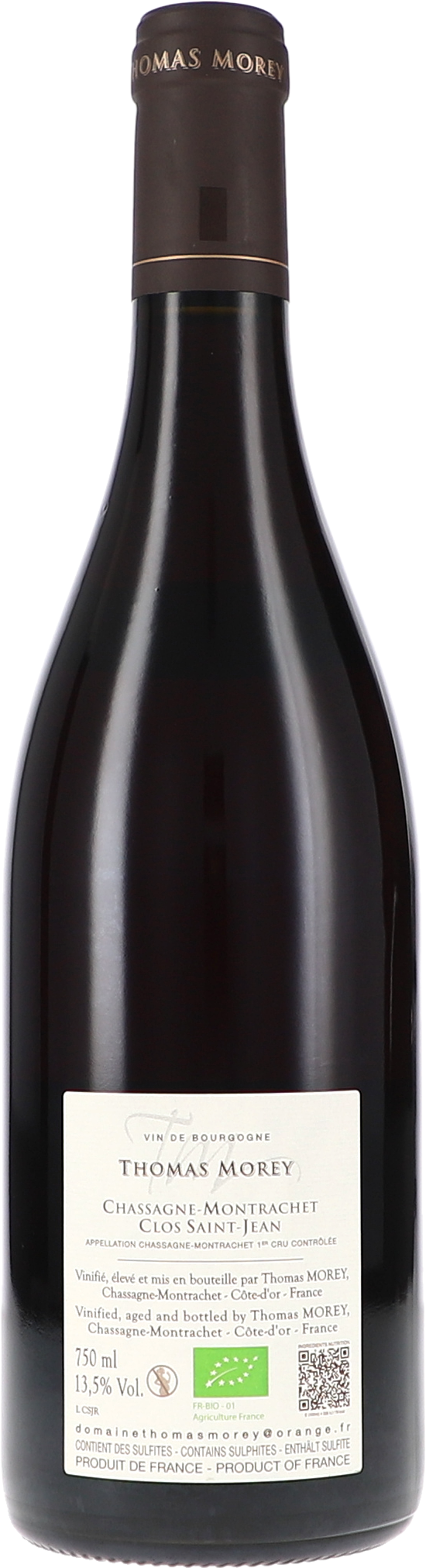 Wein, Rotwein, Flasche, Chassagne-Montachet, 750 ml